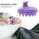 thumbnail image 2 of Ygjytge Peine De Silicona Para Lavar El Cabello, Champú, Cabezal De Ducha, Cepillo De Masaje Corporal (Púrpura) Ygjytge Para estrenar, 2 of 9