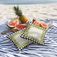 thumbnail image 5 of Summer Yellow Lemons Outdoor Pillow Covers Pack of 2 Country Vintage Watercolor Flower Black White Plaid Waterproof Throw Pillow Covers Decorative Cushion Cases for Patio Garden Tent 16x16 inch, 5 of 9