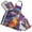 Cute Bird and Star, variant on Cartoon Colorful Gnome 5 Pcs Kitchen Set Heat Resistant Oven Mitts and Non-Slip Pot Holders with Adjustable Cooking Apron