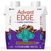 EAS AdvantEDGE Carb Control Protein Shake Chocolate Fudge Ready-to-Drink, 17 g of Protein 11 fl oz Bottle, 4 Count