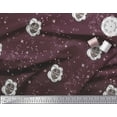thumbnail image 3 of Soimoi Rayon Fabric Star & Owl Bird Print Sewing Fabric Yard 56 Inch Wide, 3 of 3