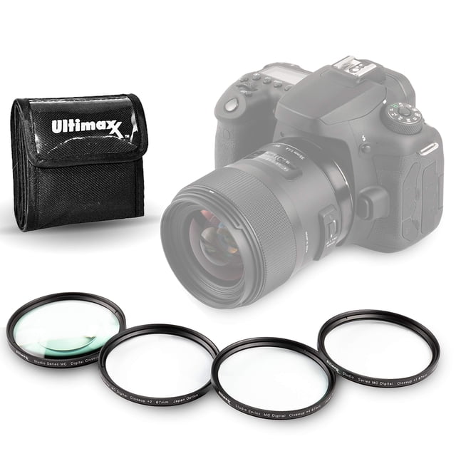 Kit de Filtros Macro Ultimaxx 46 mm 1, 2, 4 y 10 Dioptrías