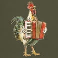 thumbnail image 3 of CafePress - Accordian Chicken Dark T Shirt - Men's Classic Graphic Cotton T-Shirt, 3 of 4