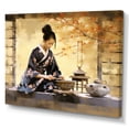 thumbnail image 2 of Designart "Tea Ceremony Asian Painting II" Asian Canvas Art Print, 2 of 5