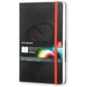 Moleskine Adobe Smart Notebook, Hard Cover, Plain/Blank, Large (5" x 8.25") Black, 176 Pages