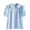 11@Light Blue380, variant on Tiijoy Girl Short Sleeve Blouse Casual Ruffle Button Up Shirt Cute Summer Tops, Sizes 3-16