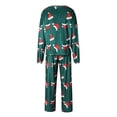 thumbnail image 6 of Cnbwig Christmas Pajama Sets for Womens Cozy Sleepwear Two Piece Outfit with Long Sleeve Top and Pants Nightwear Loose Women's Pjs Suits C-White XXL, 6 of 9