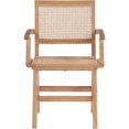 thumbnail image 4 of Meridian Furniture Preston Natural Dining Arm Chair (Set of 2), 4 of 8