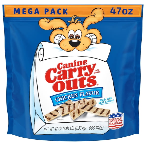 Canine Carry Outs Chicken Flavor Soft Dog Treats, 47 oz Bag