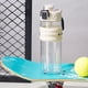 thumbnail image 4 of Botella de Agua Deportiva de 650 Ml | Plástico Libre de Bpa | Tapa Hermética con Pajita | Vaso de Gran Capacidad para Gimnasio, Senderismo y Viajes | 4 Colores (Negro, Blanco, Morado, Caqui), 4 of 6