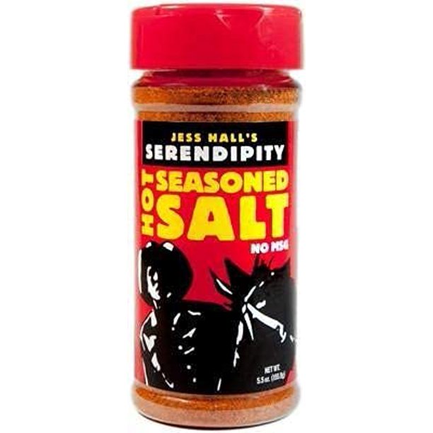 Jess Hall's Serendipity Hot Seasoned Salt No MSG 5oz Bottle (Chicken