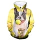 thumbnail image 4 of Sudadera con capucha con estampado 3D de bulldog francés para hombre, sudadera informal de manga larga a la moda, sudadera de calle, ropa de otoño para niños, 4 of 4