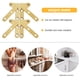 thumbnail image 3 of 4 juegos de bisagras pivotantes para escalera de ático, bisagras de cobre para puerta secreta, repuesto, 3 of 8