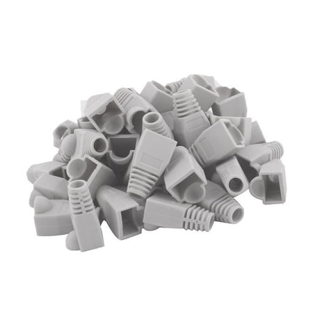 100 pcs Cat5e/Cat6/RJ45 Ethernet Cable Connector Strain Relief Boots Gray price history on PriceWatchPro