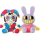 thumbnail image 1 of Digital Circus Plush,the Amazing Pomni And Jax Plushies Toy,new Digital Circus Stuffed Plush Toys,cartoon Image Pillow Gifts (2pcs), 1 of 5