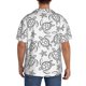 thumbnail image 3 of Balery Sea Turtle Camisa Casual de Manga Corta con Botones para Hombre, Texturizada, Estilo Cubano, para Playa, Verano-Large, 3 of 5