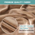 thumbnail image 3 of Velvet Plush Strapless Sofa Cover Furniture Protector Velvet Couch Cover for 3 Cushion Couch Form Fit Slip Resistant Stylish Furniture Protector Machine Washable Sofa 3 Seater, Luggage, 3 of 7
