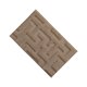 thumbnail image 2 of Cateissary Agarre fuerte sin daños en el suelo | Secado rápido Exquisito Hecho a mano Fuerte absorción de agua Parte inferior antideslizante Juegos de accesorios de baño Caqui, 40*60 cm 40*60 cm, 2 of 6
