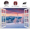 thumbnail image 4 of 10 x 6.5ftChristmas Backdrop Winter Scene Wonderland Backdrop Xmas Tree Snowflake Photography Background New Year Xmas Family Holiday Party Decorations Banner Photo Shoot Props, 4 of 5