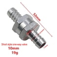 thumbnail image 1 of Non Return Valve Single Way Inline 6/8/10/12mm Fuel Air Water Pipe Tube Hose, 1 of 7