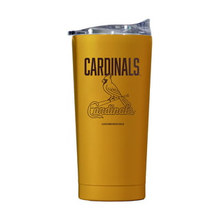 Logo Brands St. Louis Cardinals 20-fl oz Stainless Steel Black Cup