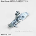 thumbnail image 4 of Gauge Set For 3 Thread Industrial Overlock Sewing Machine Siruba 737 Needle Plate E800 Feed Dog H445 D575 Presser Foot P253E-3, 4 of 6