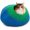 Emerald Indigo, variant on Woolygon - Wool Cat Cave Bed Handcrafted from 100% Merino Wool, Eco-Friendly Felt Cat Cave for Indoor Cats and Kittens Enchanted Tree