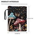 thumbnail image 5 of HELLHERO Mushroom and Butterfly Pattern 1pcs Bible Covers with Lightweight Book Lovers Gifts Book Organzoer Holder with Handle for Classmate Church Bag, 5 of 5