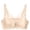 Beige, variant on Fesfesfes Bras for Women Breathable Lace Splicing Bras No Underwire Lightweight Underwear Bra Gather Push Up Everyday Bras