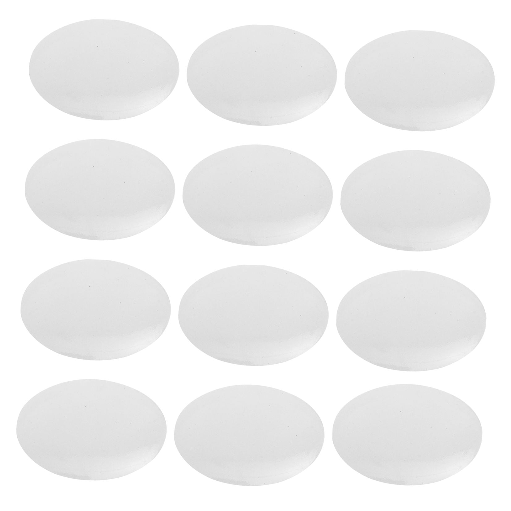 WHAMVOX 12Pcs Fridge Sublimation Sticker White Pearlite Film Simple Home Fridge Magnet 8.80x6.50x0.08in