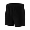 thumbnail image 3 of Men's 4 Inch 2-in-1 Running Shorts, Quick Dry Anti-Chafe Athletic Shorts with Compression Liner and Phone Pocket Black, 3 of 8