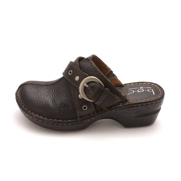 Born Womens Karley Clog Leather Closed Toe Clogs