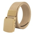 thumbnail image 3 of Men's Tactical Nylon Belt - Casual Automatic Buckle No Holes Adjustable Sturdy Comfortable Belt, 3 of 3
