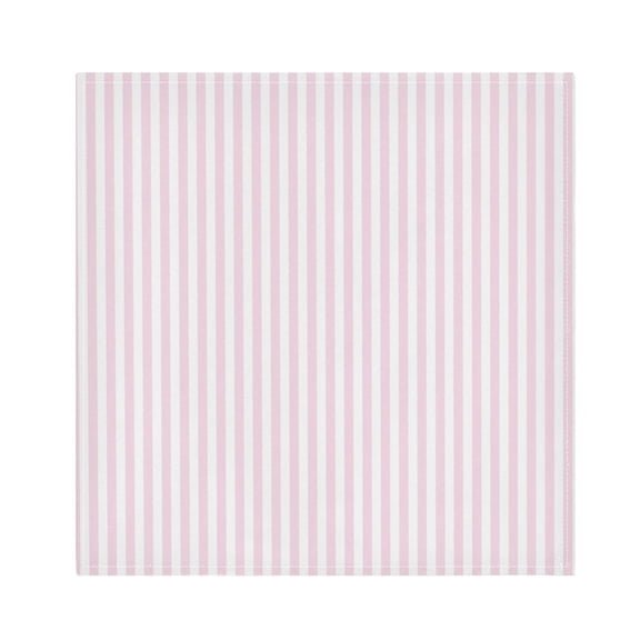 Wobogo Sweet Pink Stripe Cloth Napkins 1 Piece Soft Elegant Touch Durable Absorbent Quick Drying for Elegant Dining