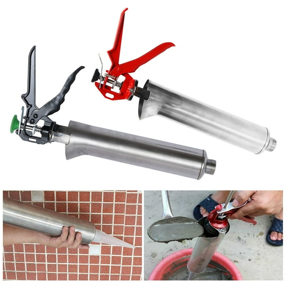 Mortar Pointing Grouting Gun Cement Grout Mortar Caulk Pointing Gun Stainless Steel