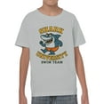 thumbnail image 2 of Shark University Swim Team Design Youth's T-shirt, 2 of 3