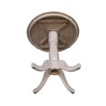 thumbnail image 3 of International Concepts K09-30RT Solid Wood Round Pedestal Dining Table  Washed Gray Taupe, 3 of 4