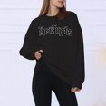thumbnail image 3 of Vedolay Hoodies for Women 2023 Long Sleeve Crewneck Pullover Camo Print Sweatshirt Jumper Top Black,M, 3 of 4