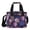 Pink and Purple Palm Leaves, variant on Insulated Cooler Bag with Multiple Pockets Lightweight Lunch Box Tote for Travel Beach Camping Office Soccer Ball Floating in Space
