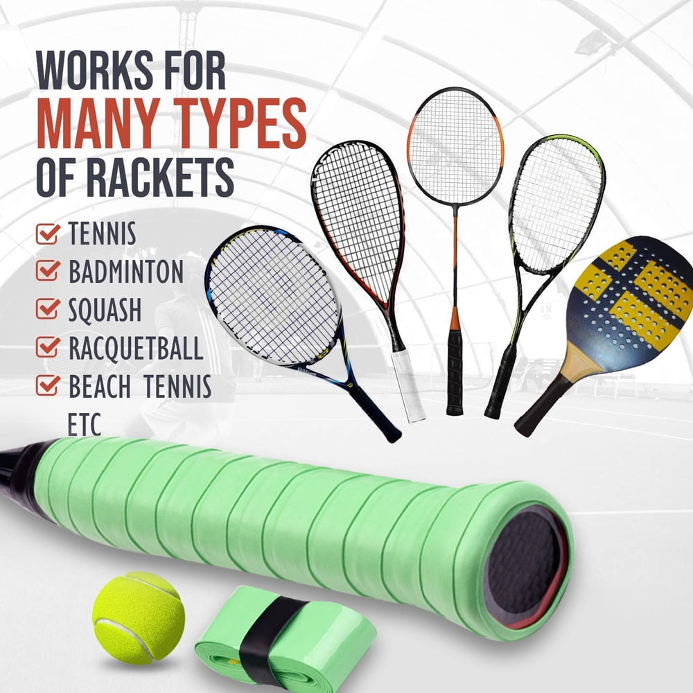 Heldig Tennis Racket Grip Tape and Dry Feel Tennis Grip Tennis Overgrip  Grip Tape Tennis Racket –Tennis Grip Tennis Grip Tape Dry Hands Pole Grip