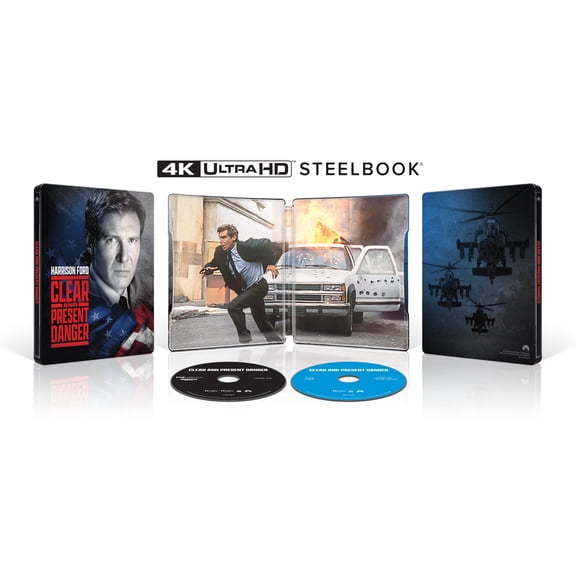 Clear And Present Danger (Limited Edition Steelbook) (4K Ultra HD Blu-ray) Paramount Pictures Corporation, Action