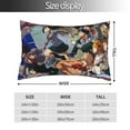 thumbnail image 4 of Mha My Hero Academia Boku Pillowcase Cushion Pillow Covers With Hidden Zipper Pillow Case Decor For Bed Dorm Sofa Couch Car 14"x20", 4 of 8
