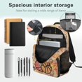 thumbnail image 4 of Yspwyqan School Backpack Set for Boys, Basketball Capybara Backpack with Lunch Box Pencil Case Water Bottle Bag, Trendy Bag Fits 13 Inch Laptop for Middle High School, 4 of 7