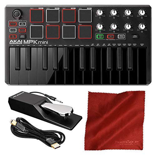 Akai Professional MPK Mini MKII 25Key UltraPortable USB MIDI Drum Pad
