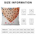 thumbnail image 5 of Valentine's Day '' Pillow Cover Watercolor Pink and Hearts Design with - Romantic Cushion Case for Home and Couples Deco, 5 of 5