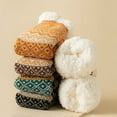 thumbnail image 4 of Monebena 1 Pairs Womens Slipper Fuzzy Socks Cute Fluffy Fleece Lined Men Socks Thicken Winter Warm Plush Cozy Soft Floor Socks M01, 4 of 7