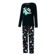 thumbnail image 3 of Qiylii Christmas Parent-child Matching Outfit, Dinosaur Long Sleeve Sleepwear/Jumpsuit, 3 of 9