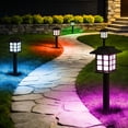 thumbnail image 7 of DAYBETTER 2 Pack Solar Outdoor Lights, Waterproof LED Solar Garden Lights, Walkway Lights, Outdoor Decorations for Garden, Landscape, Path, Yard, Patio, Driveway(Multicolor), 7 of 7
