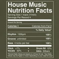 thumbnail image 3 of CafePress - House Music Nutrition Facts Black T Shirt - Men's Classic Graphic Cotton T-Shirt, 3 of 4