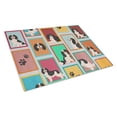 thumbnail image 5 of Lots of Red Yorkie Glass Cutting Board Large 12 in x 15 in, 5 of 30